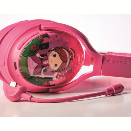 BuddyPhones laste juhtmevabad kõrvaklapid Cosmos Plus ANC (roosa)