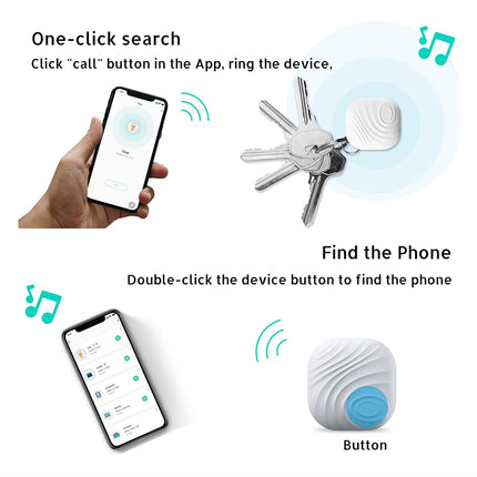 Nutale võtmeotsija, leia võtmed rakenduse Bluetooth abil - iOS ja Android - esemete jälgimise tugi, kaugjuhtimispult, hea idee kadunud esemete jaoks