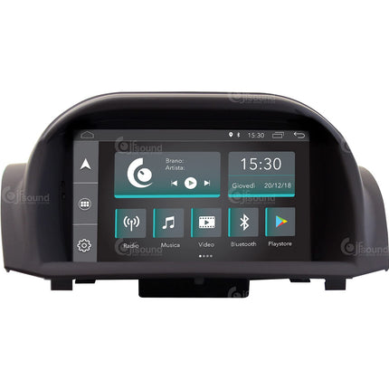 Personaalne autoraadio Ford Fiesta 2013-16 Android GPS Bluetooth WiFi USB DAB+ Puuteekraan 7" 4-tuumaline Carplay AndroidAuto