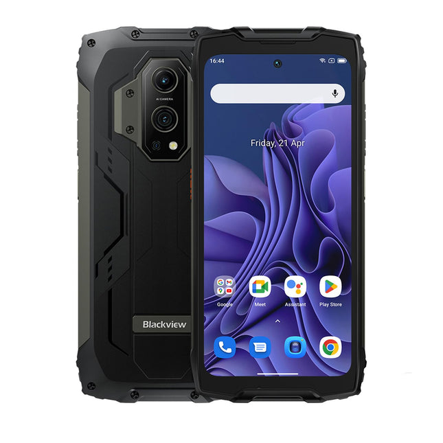 Blackview - BV9300-4G nutitelefon - kahe SIM-kaardiga - 6,6-tolline ekraan - 256 GB ROM - 33W kiirlaadimine - 40 m kaugusmõõtja - must