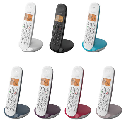 Logicom ILOA 150 Cordless Landline Phone without Answering Machine – Solo – Analog and DECT Phones – Black
