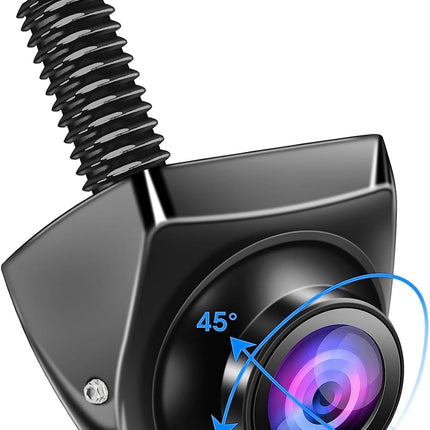 OBEST 1080P Car Rear View Camera, 360°+45° Adjustable Waterproof Reversing Camera, 170° Wide Angle 12V-24V Night Vision Reversing Cameras for Truck, SUV, Caravan, Van, Pickup