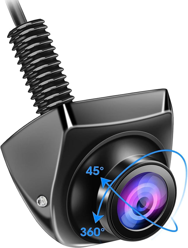 OBEST 1080P auto tahavaatekaamera, 360°+45° reguleeritav veekindel tagurduskaamera, 170° lainurk 12V-24V öise nägemisega tagurduskaamerad veoautodele, maasturitele, haagissuvilatele, kaubikutele, pikapidele