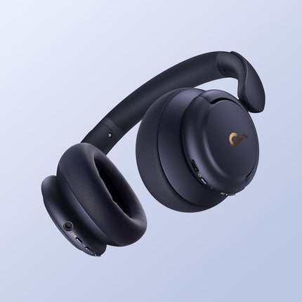 Soundcore by Anker Q30 Bluetooth kõrvaklapid, hübriidne aktiivne mürasummutus, kohandatavad režiimid, kõrglahutusega heli, ekvalaiser rakenduses, 40-tunnine aku, mugav sobivus, kahe seadme ühendus (sinine)