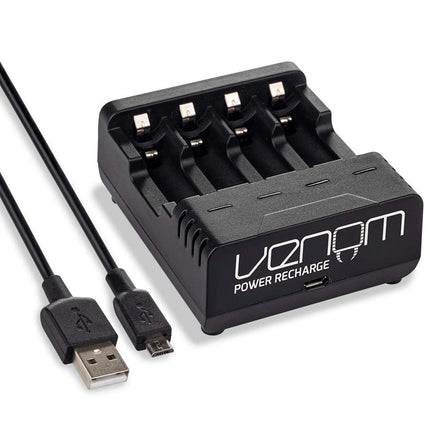 Venom Rechargeable AAA Batteries Plus Charging Station – includes 8 x AAA 800 mAh 1.2 V rechargeable batteries