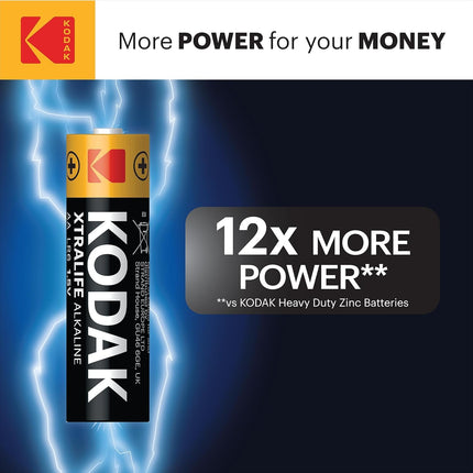 Kodak | AA-patareid | Topelt-A-patareid | 100 tk pakk | Ühekordsed patareid | Leelispatarei | 1,5 V