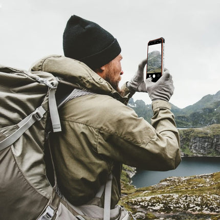 Blackview 5G lepinguta õues kasutatav nutitelefon BL8800, 50MP neljakaamera, 20MP infrapuna öise nägemisega kaamera, Dimensity 700 8GB+128GB, 6.58'' FHD+, 8380mAh 33W kiirlaadimine, IP68 vastupidav mobiiltelefon NFC GPS OTG oranž