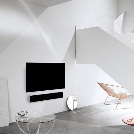 Bang &amp; Olufsen Beosound Stage – Dolby Atmos heliriba teleri ja muusika jaoks, võimas mitmetoaline WiFi ja Bluetooth kõlar HDMI-ühendusega - alumiiniumist ja musta värvi