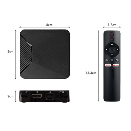 BOXPUT Q5 Plus telekast, Androidiga telekast, digiboks, teleri digiboks, Androidi digiboks, Android 11.0, S905W2 kiip, BT5.2 kahekordne WiFi 2.4G/5G, 4-tuumaline 4K dekodeeriv telekast (2GB/16GB)
