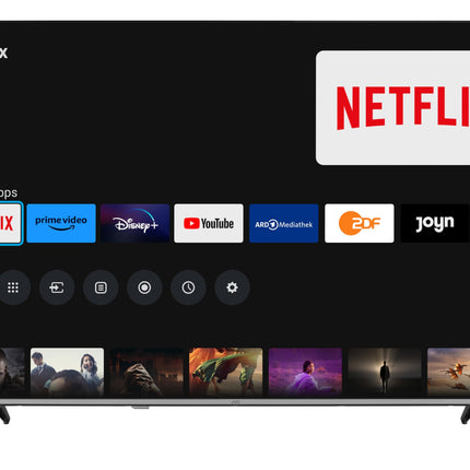 JVC 55-tolline nutiteler TiVo 4K UHD-ga, millel on Dolby Vision HDR, Dolby Atmos ja kolmekordne tuuner, LED-teler LT-55VU7555