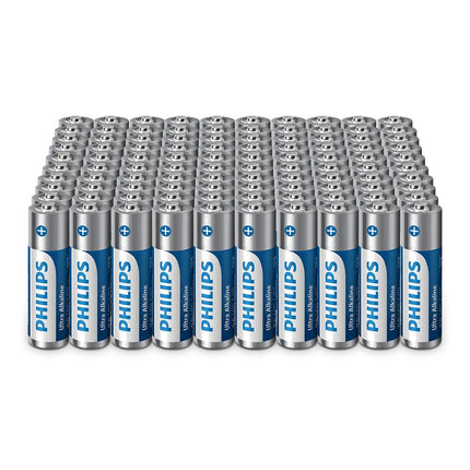 Philipsi Ultra AA leelispatareid - kodumasinate ja kontoriseadmete hulgipakk, 100 tk