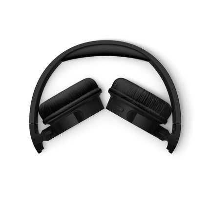 PHILIPS TAH4209BK kerged kõrvapealsed juhtmevabad Bluetooth-kõrvaklapid passiivse mürasummutusega – 55 tundi mänguaega, selged kõned, dünaamiline bass, 2 tundi USB-C laadimist – mustad