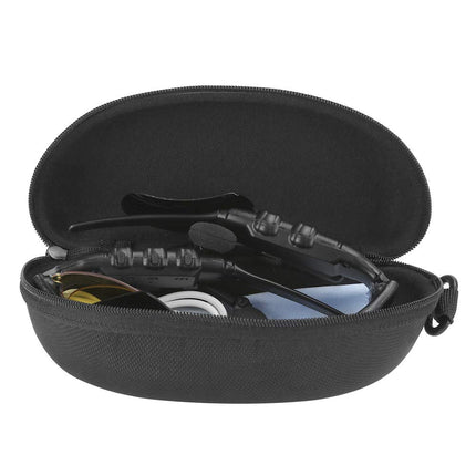 Goshyda Bluetooth Polarized Glasses, Portable Smart 5.0 Wireless Sunglasses Sports Driving Glasses with Stereo Earbuds, for Talking, Listening to Music (Yellow Lens)