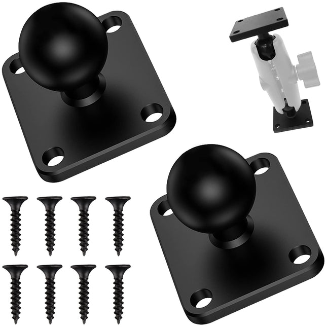 Ram Mount Arm mobiiltelefonihoidik jalgratta kuulpeaga seinakinnitus 2 tk 1-tollise mobiiltelefonihoidikuga kruvidega kinnitamiseks koos Ram Mounts 1-tollise kuuliga mobiiltelefonihoidikuga mootorrattale (must) (stiil 1)