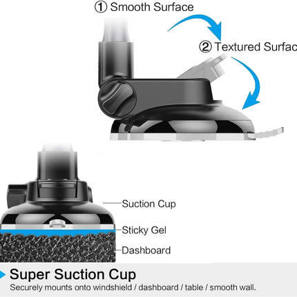 AYIZON GPS Car Mount for Garmin Nuvi Series, Vehicle Windshield Dashboard Suction Cup GPS Holder