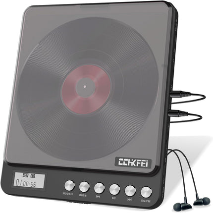 Kaasaskantav CD-mängija Bluetooth kõrvaklappidega, laetav CD-mängija kõlari ja FM-saatjaga, 2000mAh liitiumakuga, kaasaskantav CD-mängija täiskasvanutele, õpilastele ja lastele