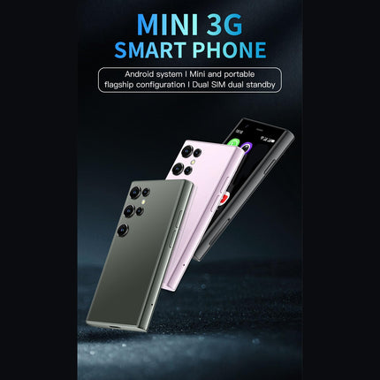 SOYES S23 Pro nutitelefon, 3,0-tolline üliõhuke mobiiltelefon 2 GB 16 GB ROM 3G taskutelefon Android 8.1 jaoks (lilla)