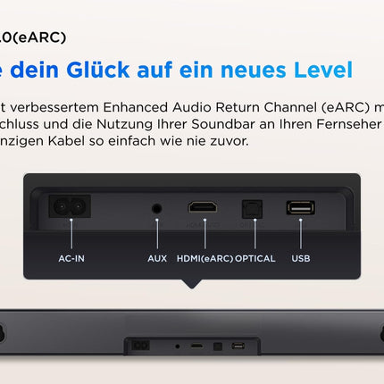 TCL Soundbar S45HE, 2.0 kanalit, Dolby Atmos kõik-ühes