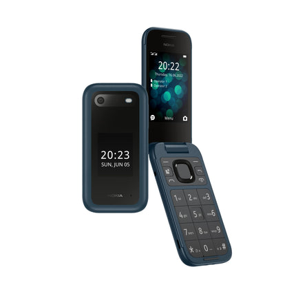 Nokia Cellular 2660 Flip 4G Dual, 128MB 48MB RAM, sinine