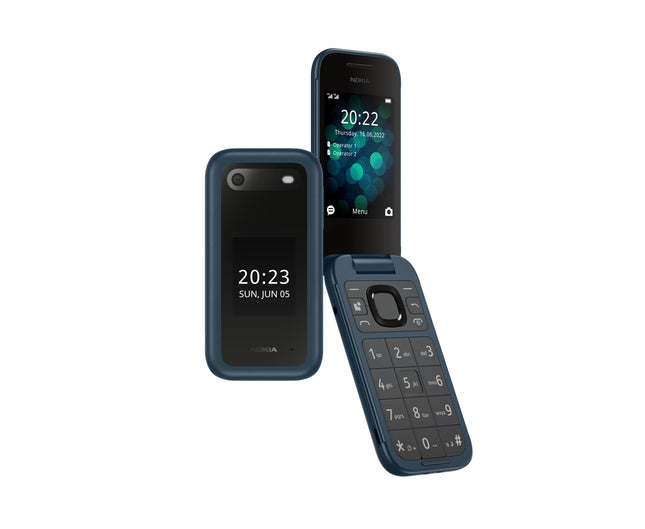 Nokia Cellular 2660 Flip 4G Dual, 128MB 48MB RAM, sinine
