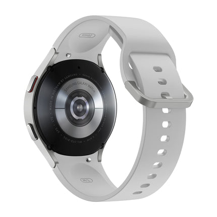 Samsung Galaxy Watch4, ümmargune Bluetooth nutikell, Wear OS, aktiivsusmonitor, 44 mm, hõbedane, sisaldab 36-kuulist tootjagarantiid [välja arvatud Amazonis]