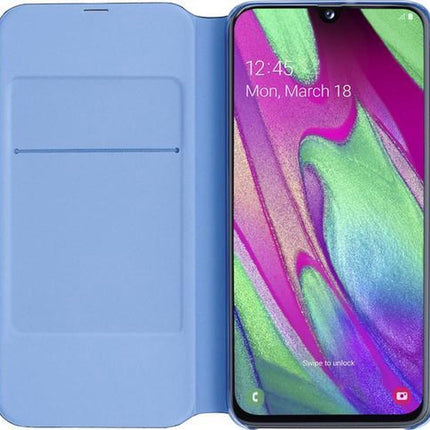 Samsung Wallet Cover (Ef-WA405) for Galaxy A40, Black