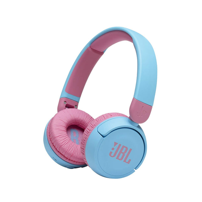 JBL Jr310 BT kõrvapealsed laste kõrvaklapid helesinises värvitoonis - juhtmevabad Bluetooth-kõrvaklapid peakomplekti ja kaugjuhtimispuldiga - ideaalsed kooli ja vaba aja veetmiseks