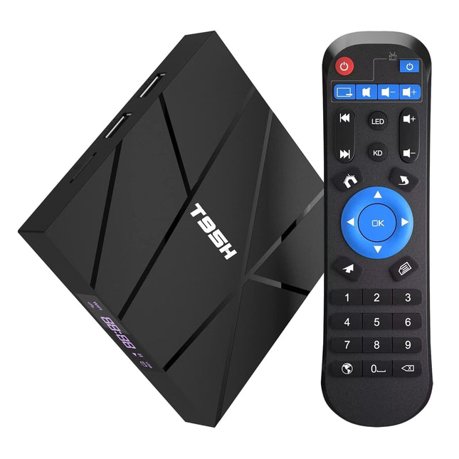 Android TV Box 10.0, Android Box 1GB RAM 8GB ROM Allwinner H616 neljatuumaline nutiboks, tugi 6K, H.265, 3D, 2.4G WiFi, 10/100M Ethernet