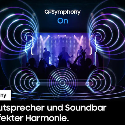 Samsung HW-Q810GD 5.1.2-kanaliga Q-Soundbar teleritele, Bluetooth-kõlar juhtmevaba Dolby Atmos / DTS:X helisüsteemiga, Q-Symphony, SpaceFit Sound Pro [2024]