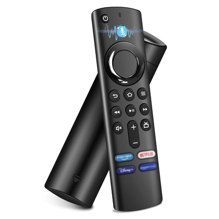 Replacement Voice Remote Control (3rd Gen) with Voice Function for Smart TV (2nd Gen/3rd Gen/Lite/HD), for Smart TV Cube (2nd Gen/3rd Gen), With Volume Buttons, Power Button
