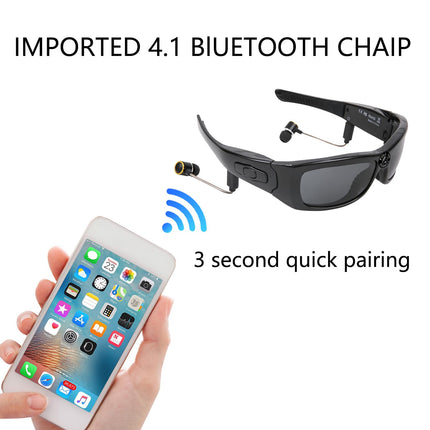 Kaameraprillid Full HD 1080p, video- ja fotosalvestus, kaasaskantavad Bluetooth-prillid, polariseeritud läätsedega kaamera, videokaamera meestele ja naistele, muusika- ja spordiprillid
