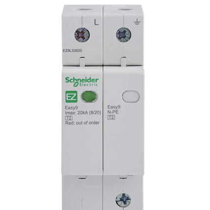 Schneider ez9l33620 liigpingepiirik easy9 liigpingekaitse 1p-n 20 KA, valge