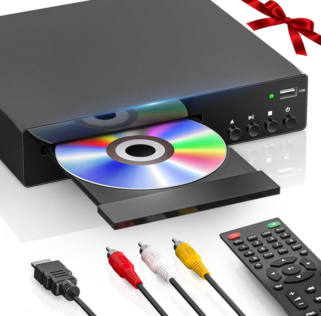 Kodune DVD-mängija HDMI-ühendusega, kõikide piirkondade DVD-mängija telerile, RCA, USB, kaugjuhtimispult, toetab 1080P, NSTC/PAL, CD-vorminguid, katkestusmälu