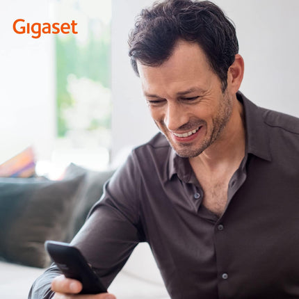 Gigaset AS690HX - DECT-telefonitoru laadimisalusega - Fritzboxiga ühilduv - kvaliteetne juhtmeta telefon ruuteritele ja DECT-baasjaamadele - suure kontrastsusega ekraan, must [saksakeelne versioon] [ilma baasjaamata]