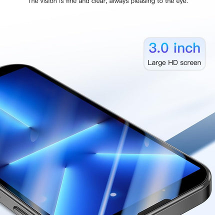 cofcvgs minitelefon, 3,0-tolline 3G nutitelefon, 2 GB muutmälu, 16 GB ROM, Android 9.0 nutitelefon lastele, näotuvastusega aku 900mAh telefon (kuldne)