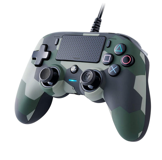 NACON PS4 kontrolleri värviline väljaanne [ametlikult litsentseeritud, kamuflaažroheline]
