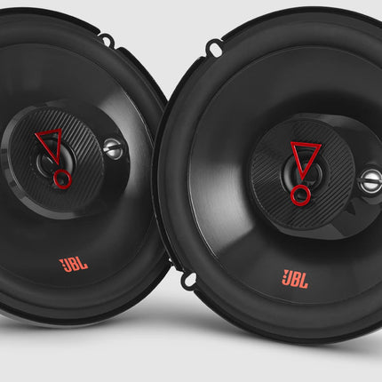 JBL Stage3 637F 3-suunaline autokõlarikomplekt Harman Kardonilt - 225-vatised autokõlarid - 2 osa suur auto HiFi-boks 16 cm - 165 mm - 6,5 tolli ilma võrekatteta