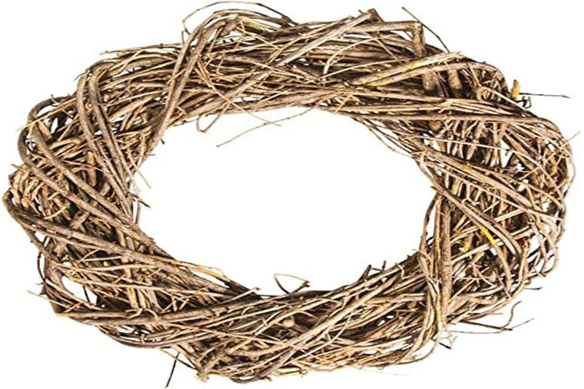 Rayher Hobby Rayher Hobby Rayher 65242000 Viinapuu pärg, 40 cm ø, kõrgus 7 cm, dekoratiivne pärg, lauapärg, advendipärg, uksepärg, okstest pärg, naturaalne pärg, seinapärg, naturaalne