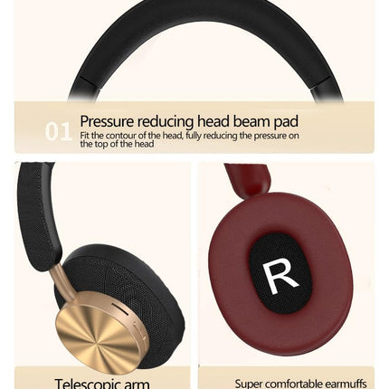 Next Destination Premium Bluetooth juhtmevabad kõrvaklapid Diadema (kõrvaümbritsevad), mürasummutus, juhtmevabad 40-tunnise akuga, bassivõimendi, kerged ja mugavad peakomplektid, iPhone'ile/Androidile, roheline
