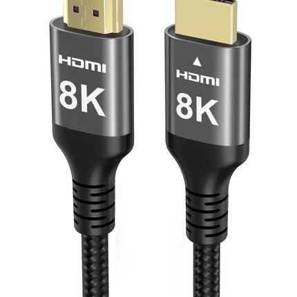 Ubluker 8K HDMI-kaabel 10m, nailonist punutud kiire HDMI®-kaabel 4k 120Hz 2k 165Hz 8k 60Hz 12bit eARC ARC Dolby Atmos HDR10+ HDCP2.3 ühildub arvuti, teleri, monitori, sülearvuti, Maci, PS5, Xboxi jaoks