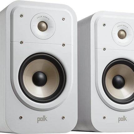 Polk Audio Signature Elite ES20 kõrgresolutsiooniga riiulikõlarid kodukinole, stereokõlarid, HiFi kõlarid, kõrgresolutsiooniga sertifitseeritud, Dolby Atmose ja DTS:X-iga ühilduv (paar), valge
