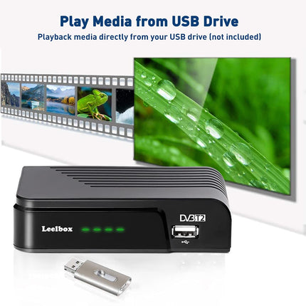 DVB-T2 Full HD TNT dekooder TNT tuuner, digitaalne maapealne dekooder, HD dekooder telerile, ühildub 1080p/3D/H.264/Dolby/MPEG-2/4/LCN-iga