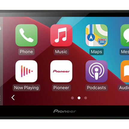 Pioneer SPH-DA160DAB-F, 6,8-tolline 2-DIN meediavastuvõtja Apple CarPlay, Android Auto, DAB+ ja Bluetoothiga, kaasas ekraanikaitse.