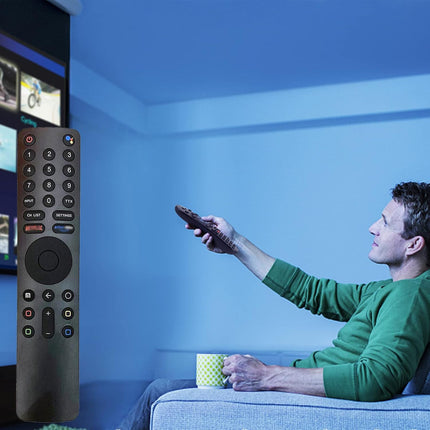 Nicoone Bluetooth-häälega kaugjuhtimispuldi asendus, mis sobib Google Voice Assistantiga Xiaomi MI TV 4S 4A jaoks, XMRM-010 kaugjuhtimispult Xiaomi nutika Android-teleri L65M5-5ASP/L55MS-5A jaoks