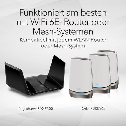 Netgear Nighthawk USB WLAN Stick WiFi 6E USB 3.0 USB-adapter (A8000) | AXE3000 internetipulk kolmeribaline traadita gigabiti kiirus (kuni 3 Gbps) | uus 6 GHz sagedusala | Windowsi arvutile