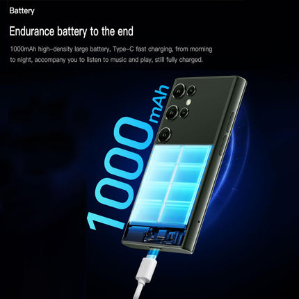 Hipipooo mininutitelefon 3-tolline Android 8.1 kahe SIM-kaardiga minitelefon 1000mAh aku 0.3MP + 2MP kaamera 2GB + 16GB (3G roheline)