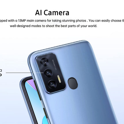 OUKITEL Android 12 smartphone without contract C31 PRO, 4GB+64GB, DUAL SIM+SD (3 card slots), Helio P22 Qcta-Core budget phone, 5150mAh battery, 6.52'' HD+, 5MP+13MP camera, fingerprint purple