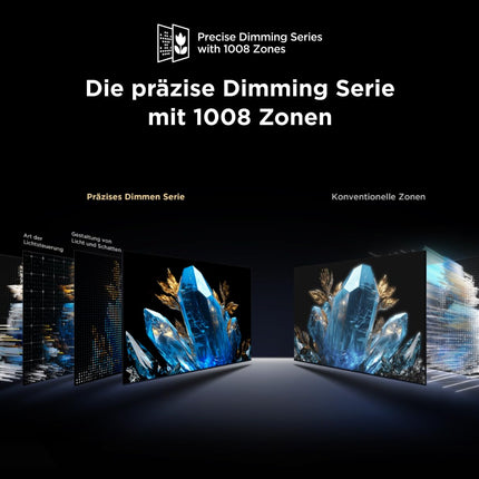 TCL 65Q7C 65-tolline QD-Mini LED-teler, 4K HDR Premium 2600, nutikas Google TV (Dolby Vision IQ ja Atmos, HVA-paneel, Bang &amp; Olufseni heli, 144 Hz Motion Clarity Pro, Game Master)