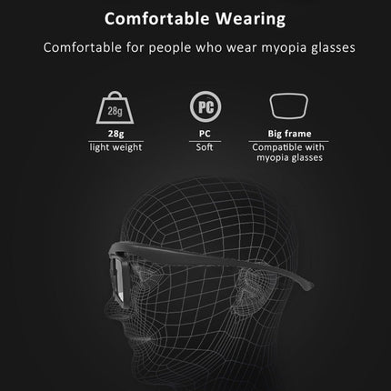 DLP LINK 3D Glasses, 144 Hz Refresh Rechargeable Active Shutter 3D Glasses for Most DLP LINK 3D Projectors, for Optoma, for Dell, for Acer