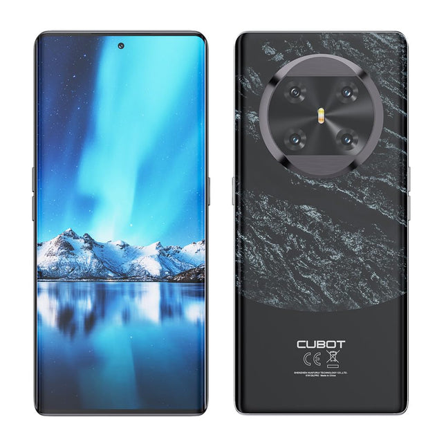 Cubot X90 - nutitelefon 6,6-tollise FHD+ 120Hz ekraaniga, 16 GB muutmälu ja 256 GB salvestusruumiga, 100 MP kaamera, 5100 mAh aku, Android 14, kaheksatuumalise protsessoriga, must